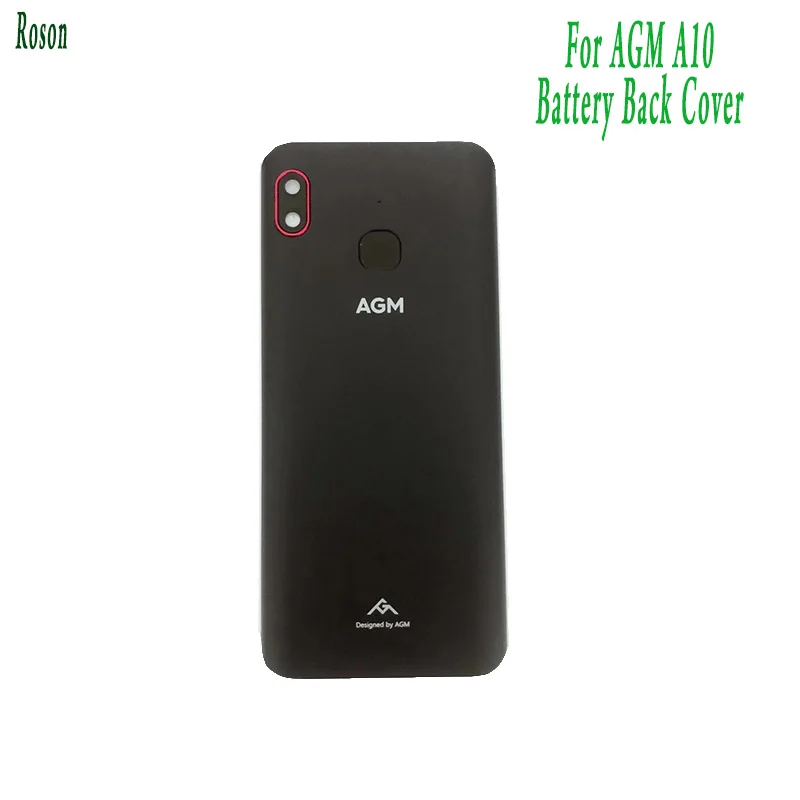 New Original For AGM A10 5.7‘’ IP68 Cell Phone Back Battery Housings Dock Case Cover With Fingerprint Sensor Button Camera Lens