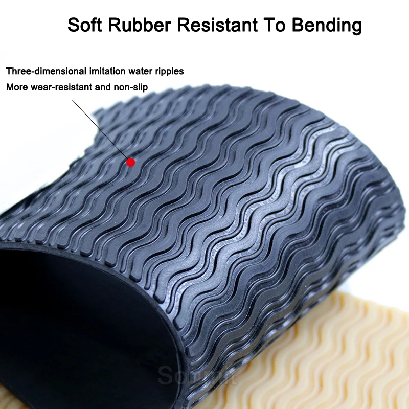 Rubber Full Soles for Shoes Outsoles Insoles Anti Slip Ground Grip Sole Protector Sneaker Repair Worker Shoe Self Adhesive Pads