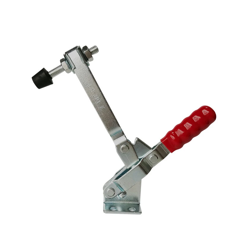 101E Quick Release Verticale Handgreep Toggle Clamp 396lbs/180KGS Holding Capaciteit Antislip Rode Houd Lange Bar Klemmen