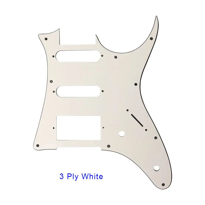 Xin Yue Custom Guitar Parts -For 10 Hole Screws MIJ Ibanez RGX40 Guitar Pickguard Humbucker HSS Pickup Scratch Plate,Many Solors