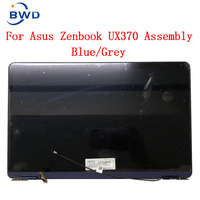 FOR ASUS ZenBook 3 ux370 ux370u UX370UA UX370UR screen 13.3-inch touch LCD display component for the entire upper part blue/Grey