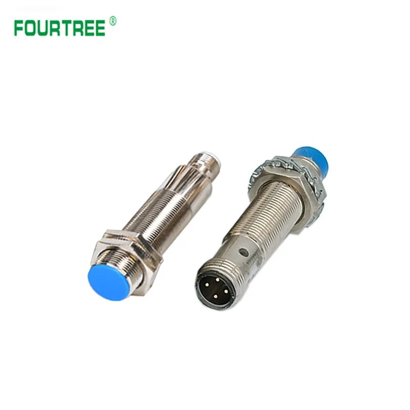 M18 Plug-in Proximity Sensor Metal Inductive Approach Switch With 4 Cores Air Plug Detect Distance 5mm 8mm PNP/NPN NO NC