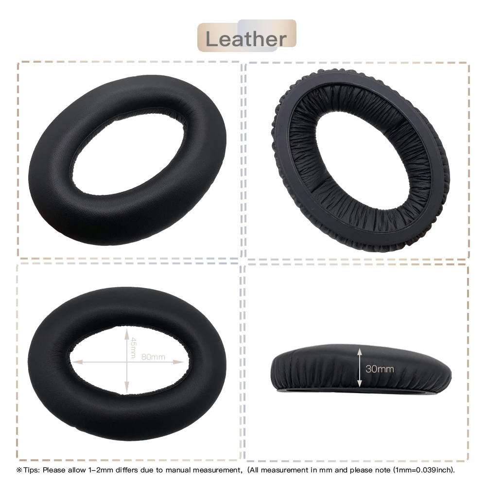 EarTlogis Velvet Replacement Ear Pads for Sennheiser HD380, HD 380 PRO PC350 PC 350 Headset Parts Bumper Headband Earmuff