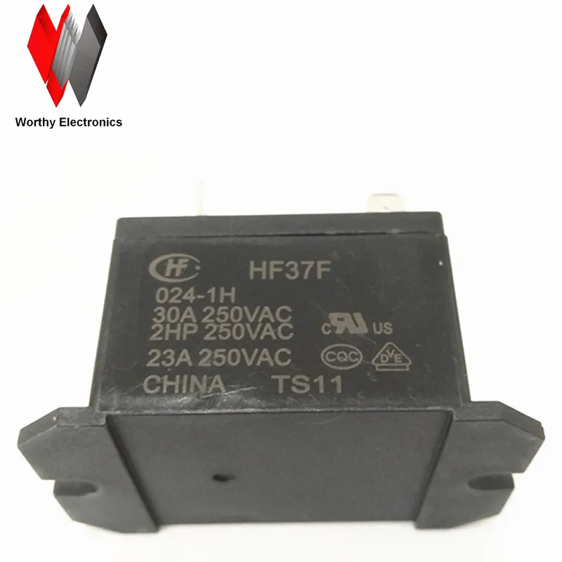 

Free shiping wholesale 10pcs/lot relay HF37F-024-1H