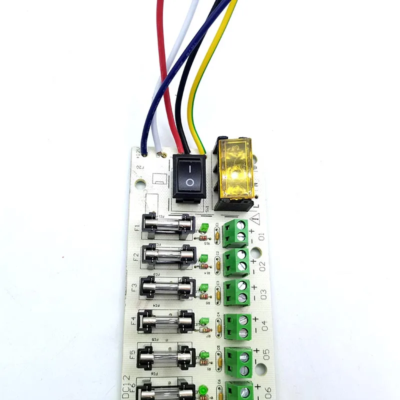 5V12V 24V DC Power Distribution 18-way PCB Board Terminal Block 18CH for Power Supply Eectricity Current Wiring LED Switch