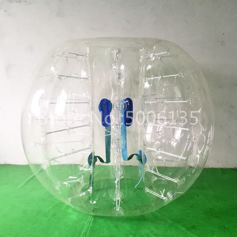 PVC 팽창식 버블 축구 Zorb 축구공, 성인 가족 야외 게임 공, 스포츠 장난감, 1.5m 범퍼 볼, 0.8mm