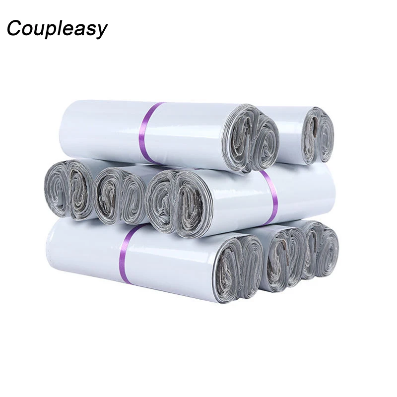 10Pcs/Lot White Poly Mailer Plastic Shipping Bags Self-Seal Adhesive Courier Storage Bags Waterproof Postal Mailing Bags 7 Sizes