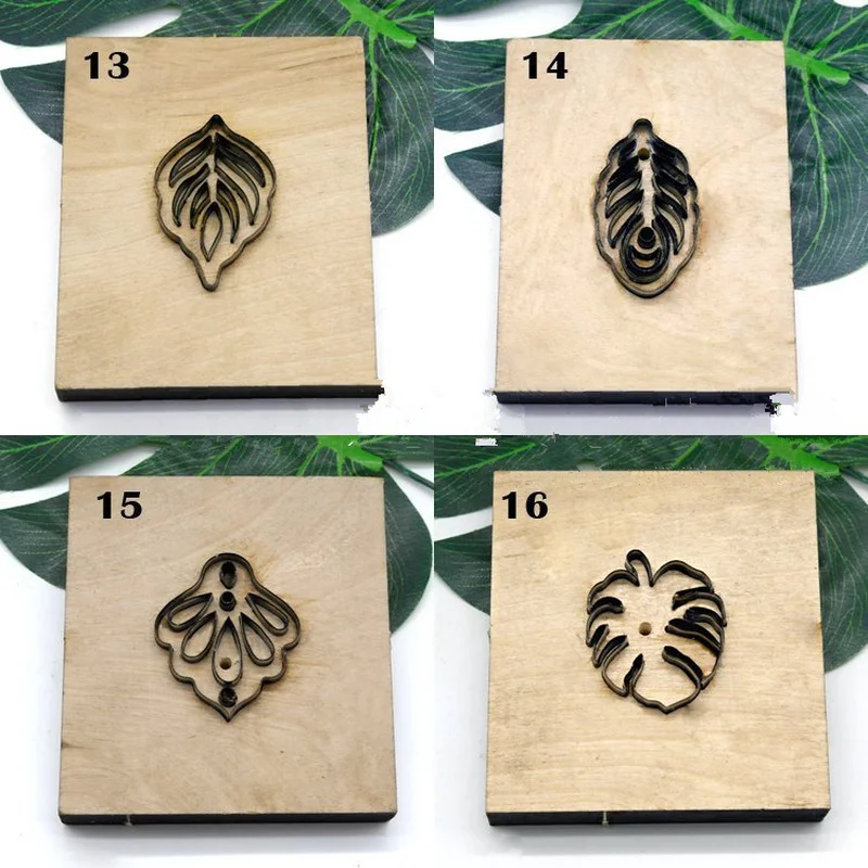 

Japan Steel Blade Rule Die Cut Steel Punch Leaf Earrings Cutting Mold Wood Dies for Leather Cutter for Leather Crafts