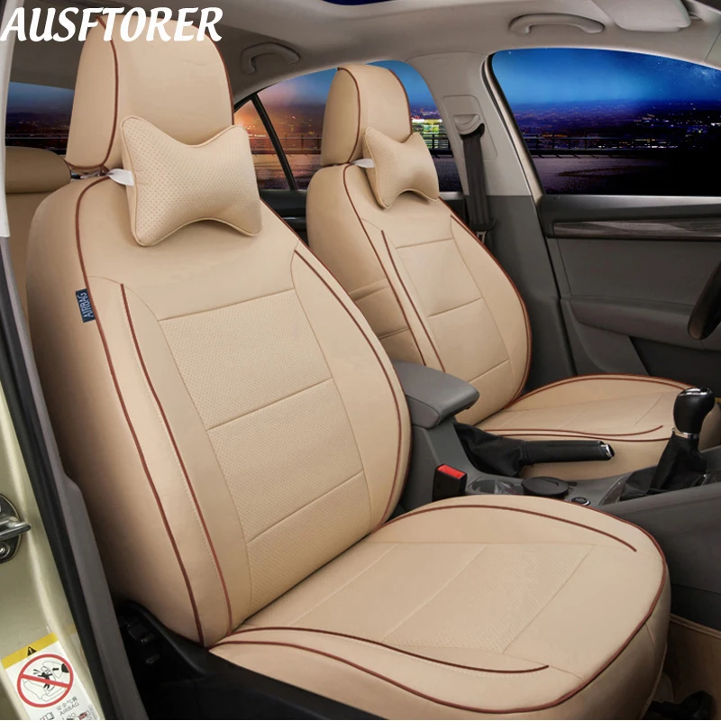 Custom Fit Cowhide & PVC Leather Automobiles Seat Cover for Nissan Quest Car Seat Cushions Accessories Supports 3 Rows 20PCS/Set