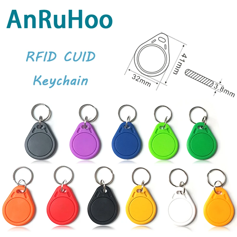 5/10pcs Cuid Keychain Rfid Smart Chip Tag 13.56mhz Rewritable Anti-Shielding Clone Card Nfc Copy Token 1k S50 Duplicator Badge