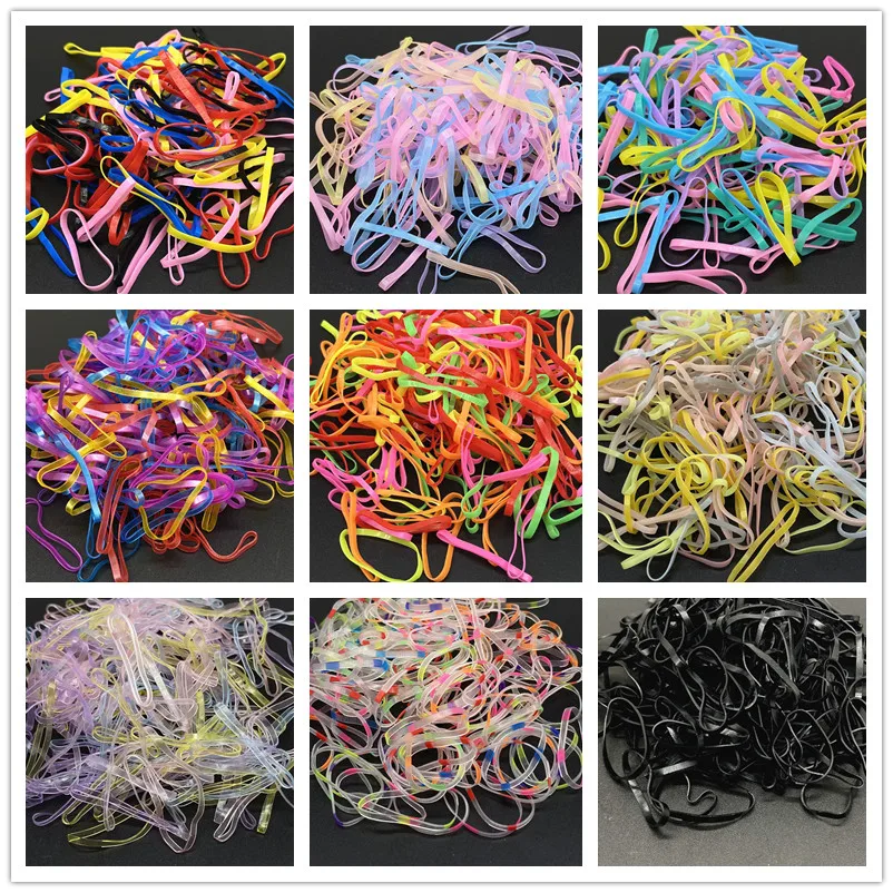 200pcs Child Baby Hair Holders Rubber Bands Elastics Girl\'s Tie Gum Braids Hair Accessories