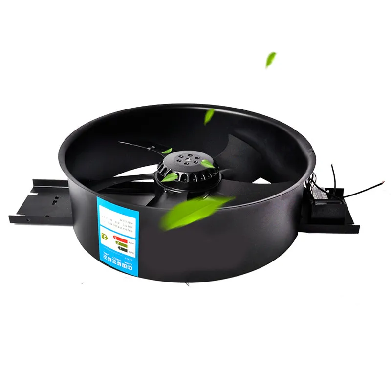Ventilador de flujo Axial con Rotor exterior, 12 pulgadas, 220V/380V, 80W/160W, para cocinas, armarios de distribución, granja