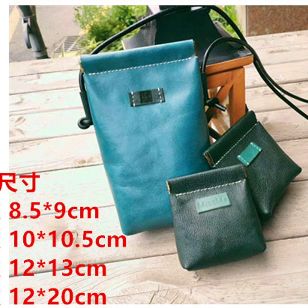 DIY leather craft spring open bag die cutting knife mold metal hollowed punch blade tool set 4 size