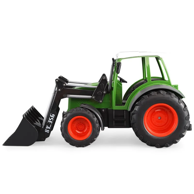 2.4G Radio Remote Control Forklift 1:16 RC Loader USB Rechargeable Farmer Trucks Vehicles Gifts For Children