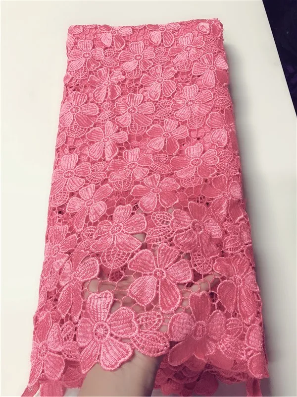 

Cord lace fabric JRB-52813 African Lace Fabric High Quality Guipure Cord Water Soluble Lace For Festival Dress Sewing dress