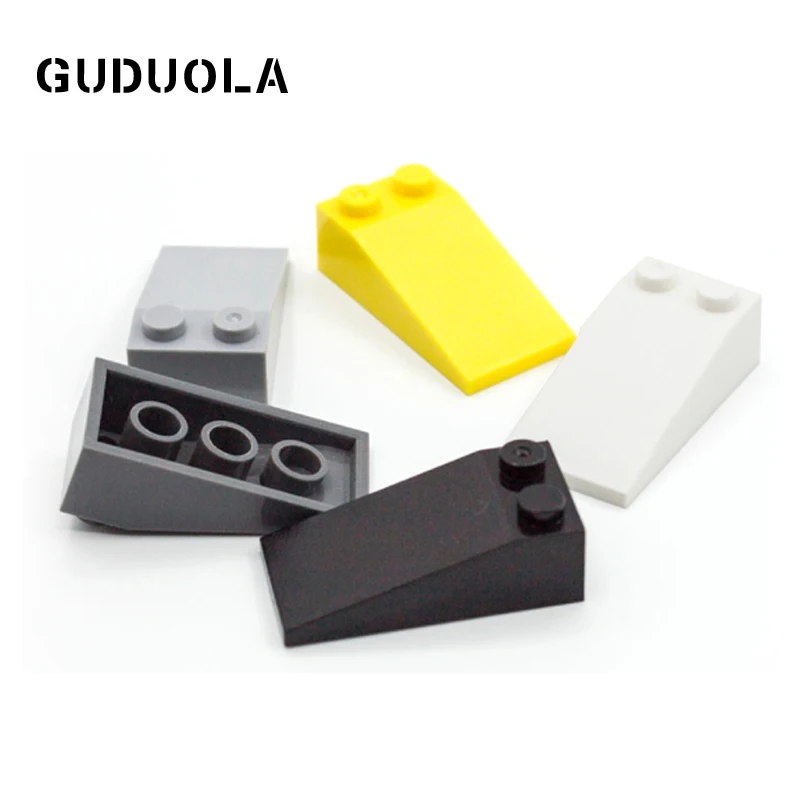 

Guduola Slope 2x4 (18°) 30363 MOC Brick Building Block DIY Educational Toys Parts 20pcs/LOT