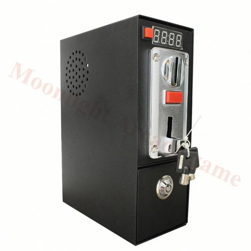 DG600F Coin operated Timer Control box with multi coin selector acceptor for washing machine massage chair support 6 kinds coin