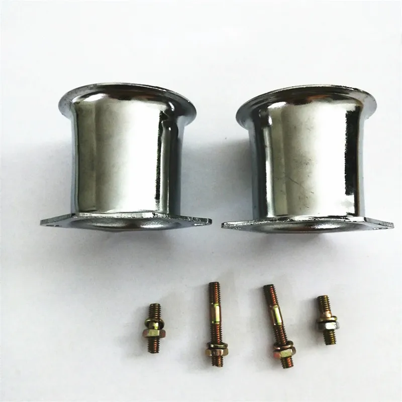 Chrome air horns replacement for Solex Dellorto Weber EMPI IDF 40 44 48 IDF 40idf 44idf 48idf  Carburetor