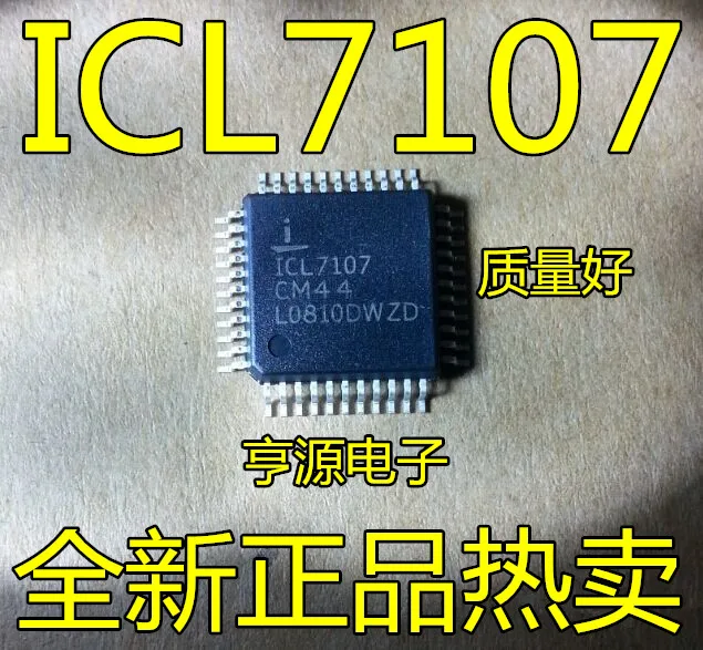 

Free shipping ICL7107 ICL7107CM44 QFP44 3.5 LCD 10PCS