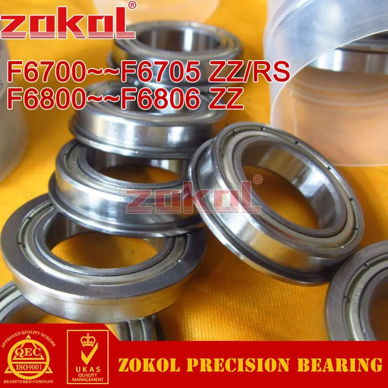 5/100 sztuk / partia F6700 F6701 F6702 F6703 F6704 F6705 F6801 F6802 F6803 F6804 F6805 F6806 F63800 ZZ z łożyskiem kulkowym z kołnierzem głębokorowkowym