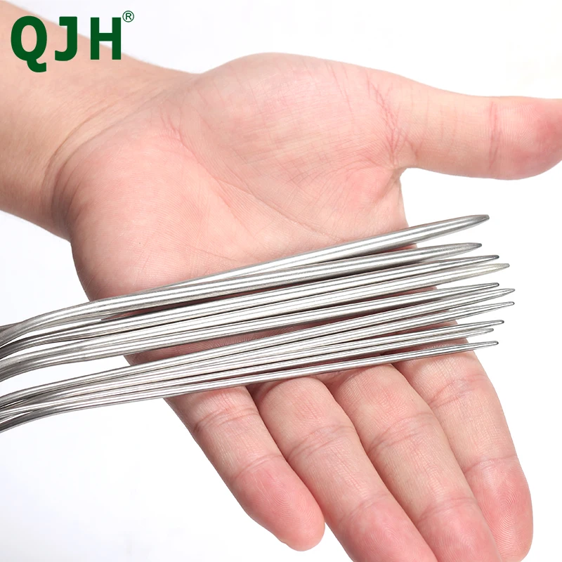 10 Size Knitting Tools Stainless Line Circular Needle Aluminium Handle Ring Needlework for Sweater 80cm Length NEEDLE