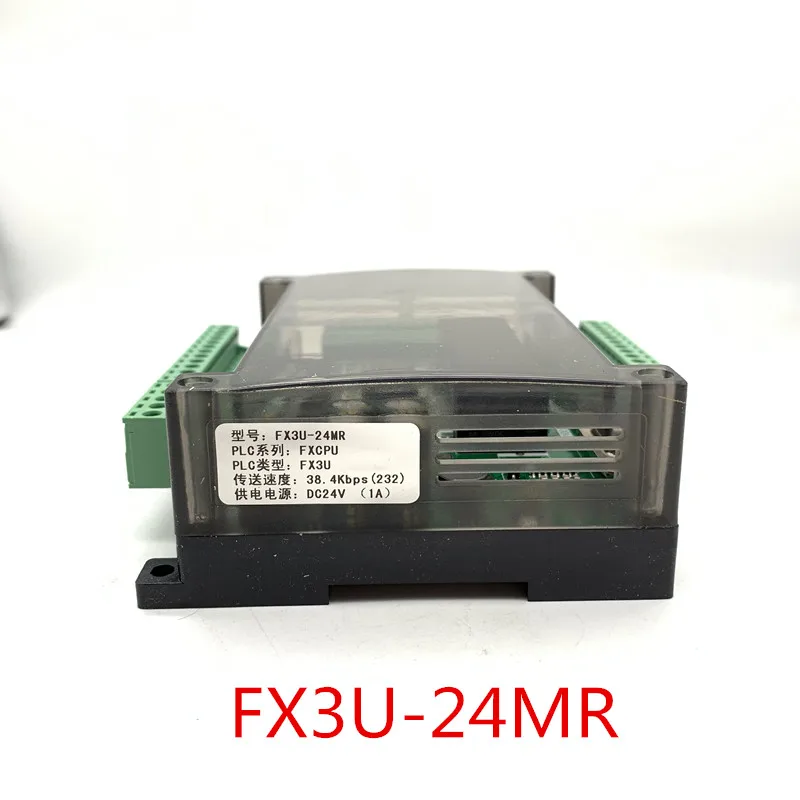 FX3U-24MR/24MT 6AD 2DA high speed PLC industrial control board with 485 communication and RTC