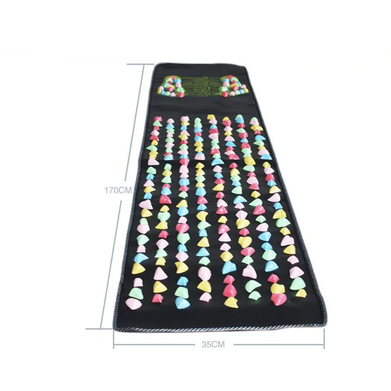 HANRIVER hot sale product sell like hot cakes Foot massage mat the road of health foot massager Color stone massage blanket