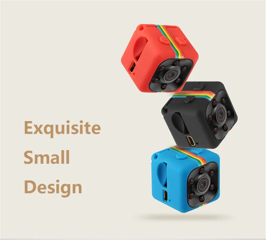 Original SQ11 HD 1080P Mini Camera Night Vision Gizli Kamera Secret Body Camara Espia Invisible Micro Cam Support Hidden TF Card