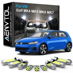 AENVTOL Canbus Indoor Lighting For Volkswagen VW GOLF 7 6 5 4 3 2 MK7 MK6 MK5 MK4 MK3 MK2 Car Accessories Interior Lights LED