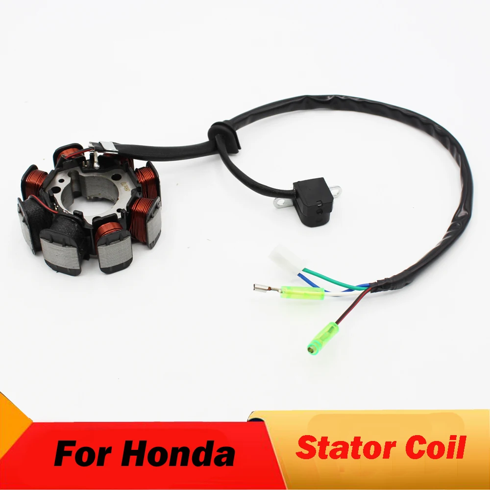 

For Honda TRX250R FourTrax 250 2x4 ATC250R 31120-HB9-741 31120-HA2-671 31120-HA2-004 Motorcycle Generator Magneto Stator Coil