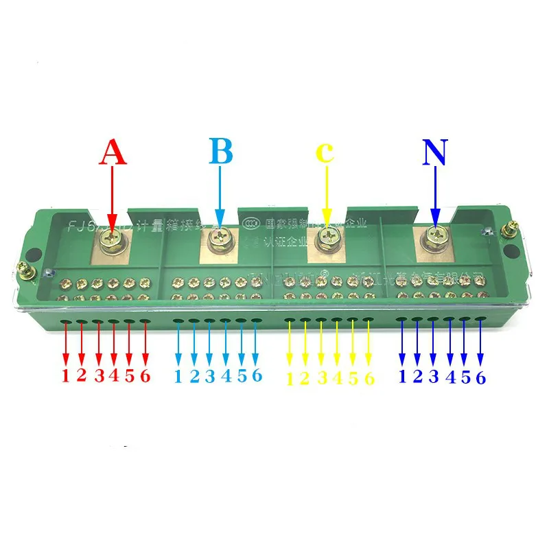 4 in 24 out Junction Box Distribution Box Wiring Terminal Board Block Retardant Metering Cabinet