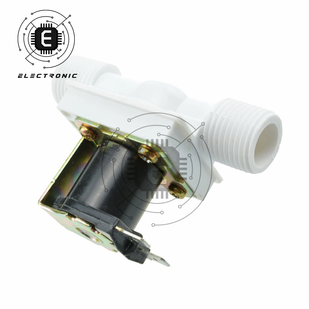 1/2" Plastic Solenoid Valve Switch 12V 24V 220V Magnetic Washing Machine Dispenser Drinking Water Pneumatic Pressure Controller