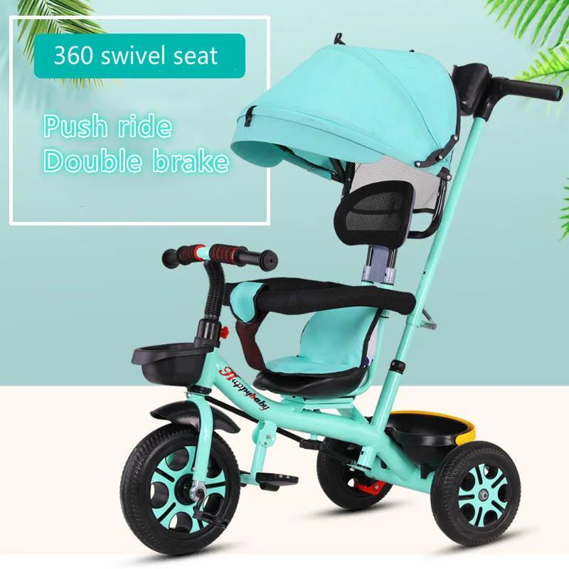 Baby Tricycle 0-6 Years Old Multi-function Baby Rotating Seat Baby Stroller Tricycle Bicycle Children Can Ride Bicycle Trike