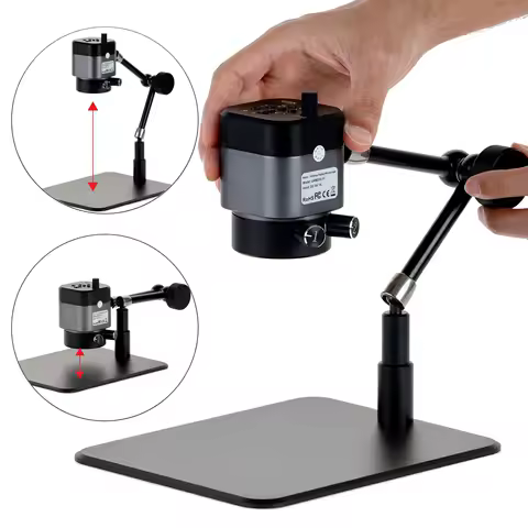 AmScope 1080p 2MP HDMI-compatible Digital Microscope with 11" Articulating Arm