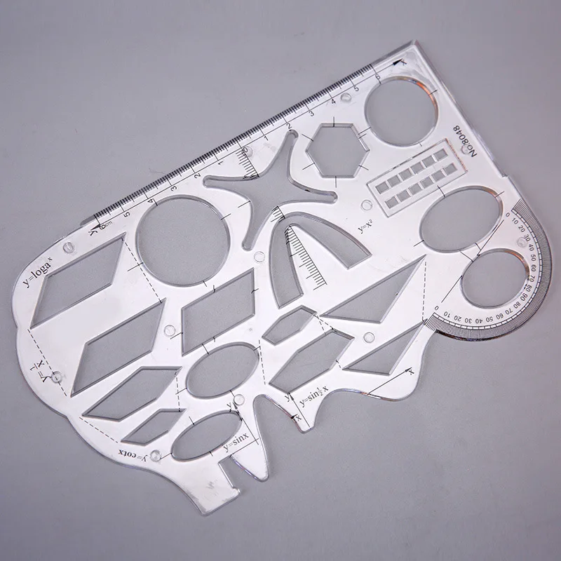 Bán Đa Năng Hình Học Thước Hình Học Vẽ Bản Mẫu Đo Thước Springhall Góc Và Vòng Tròn Máy Làm Vẽ