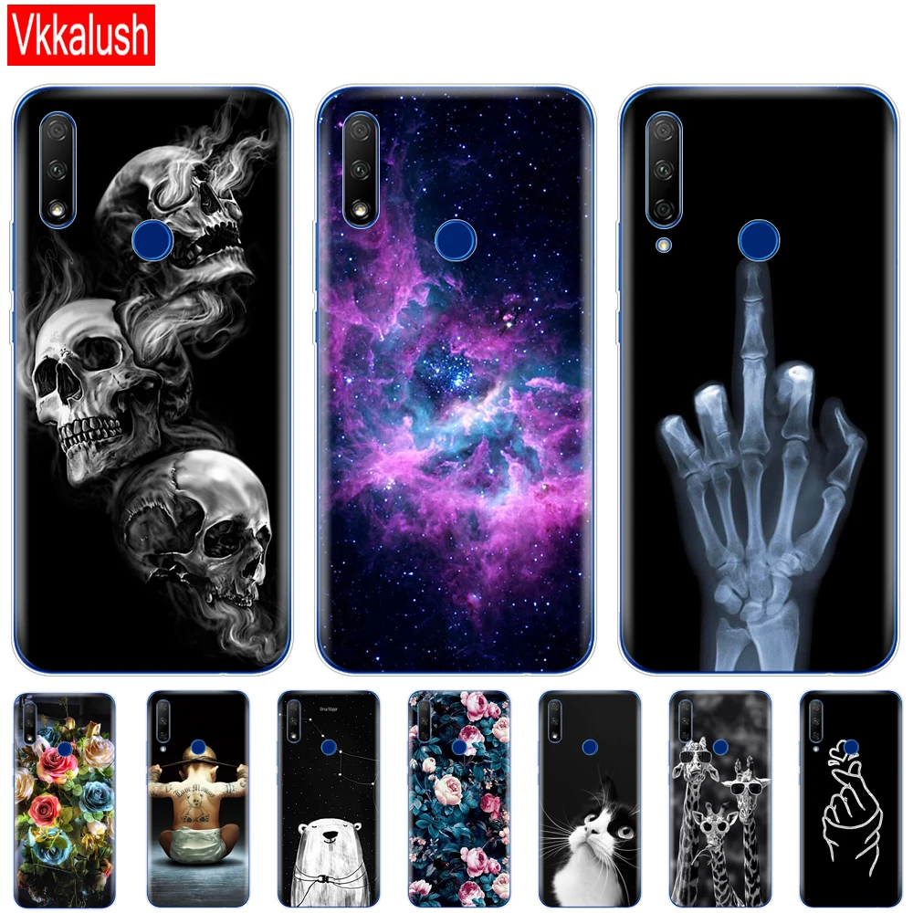 For Honor 9X Global Case Honor 9X Premium Case Silicon TPU Soft Back Cover Phone Case For Huawei Honor 9X Premium STK-LX1 Bumper