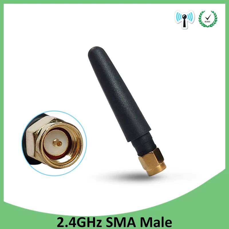 

Антенна GRANDWISDOM, 5 шт., 2,4 ГГц, 2-3 дБи, sma, Wi-Fi, 2,4 ГГц