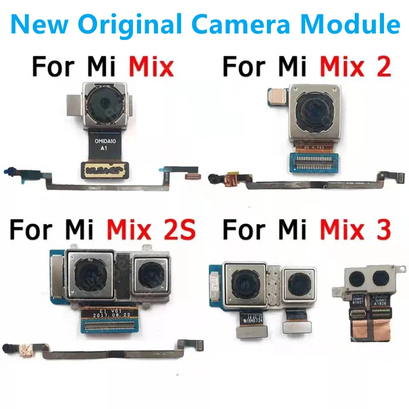 Original Front Back Camera For Xiaomi Mi Mix 2S Mix2 Mix3 Rear Frontal Selfie Facing Camera Module Flex Replacement Spare Parts