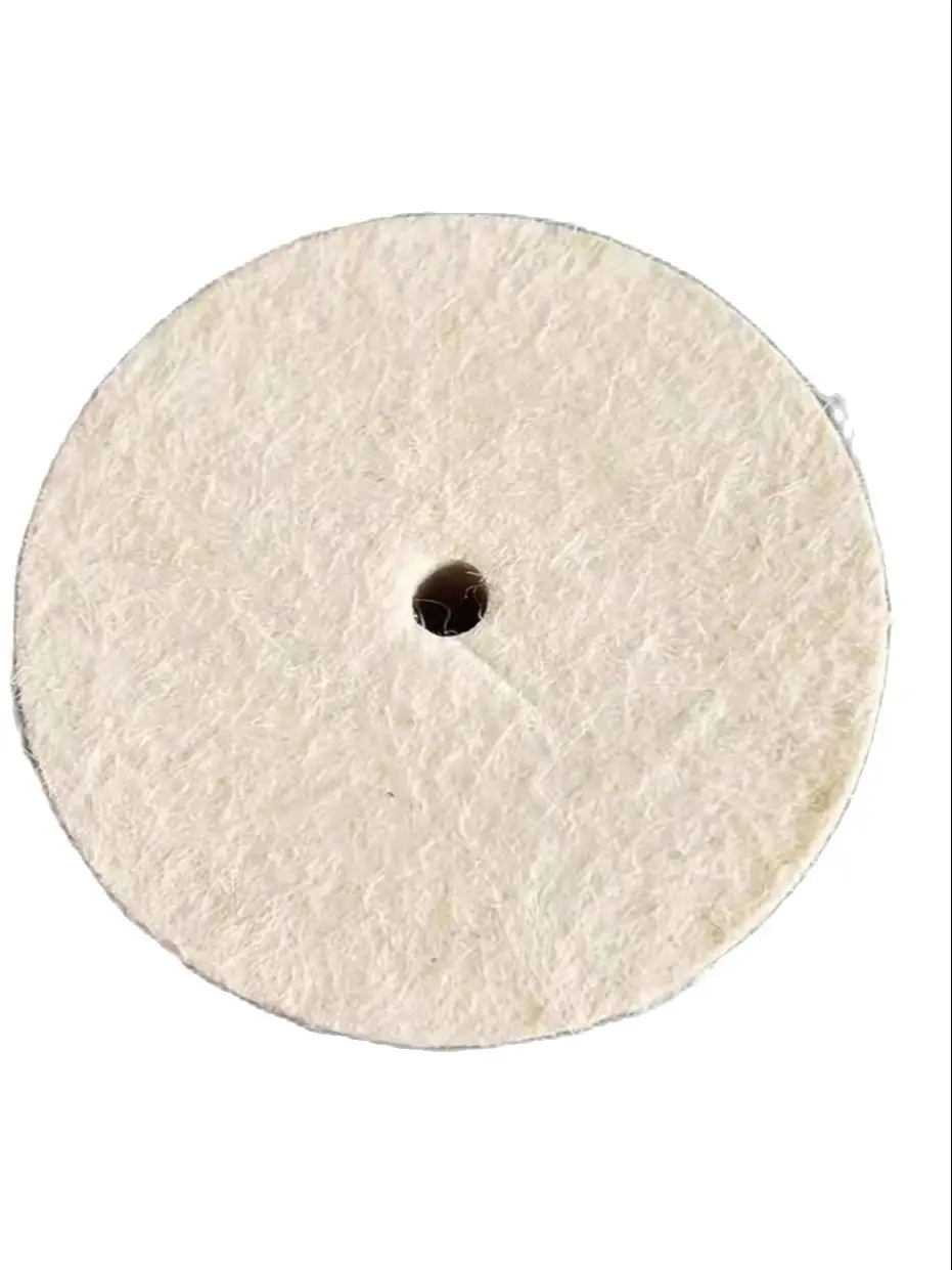 10Inch Fine Hair Felt Wool Polishing Buffing Pad Drill Grinding Wheel Wool Polishing Pad Abrasive Disc For Bench Grinder Rotary