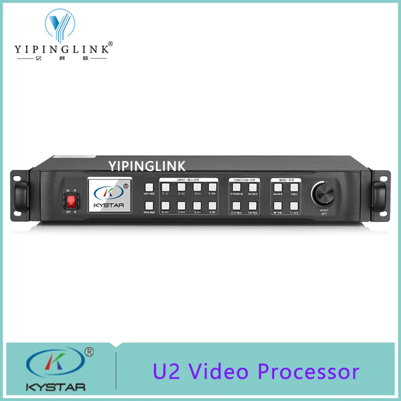 

Kystar U2 video processor AV splicing processor led display 2560*1536 resolution 1080 hd monitor and PIP POP display