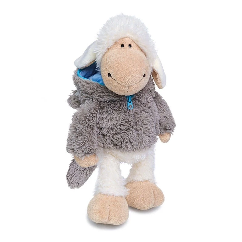 

35cm Kawaii Anime Sheep Plushies In Grey Wolf Clothes Dolls Hot Cartoon Lamb Stuffed Animal Toy Birthday Halloween Gifts For Kid