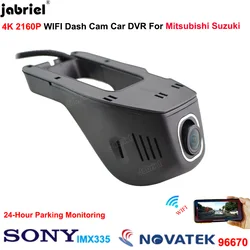 4K Dash Cam Car DVR for Mitsubishi Lancer Outlander ASX Mirage Eclipse Cross RVR L200 for Suzuki swift Swace Ignis jimny SX4 XL7