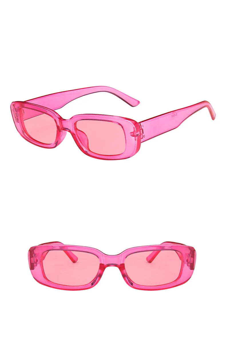Klassische Weiße Rechteckige frauen Sonnenbrille Neue Mode Kleine Retro Marke Designer Quadrat Sonnenbrille Weibliche Dame Brillen – Detail 10