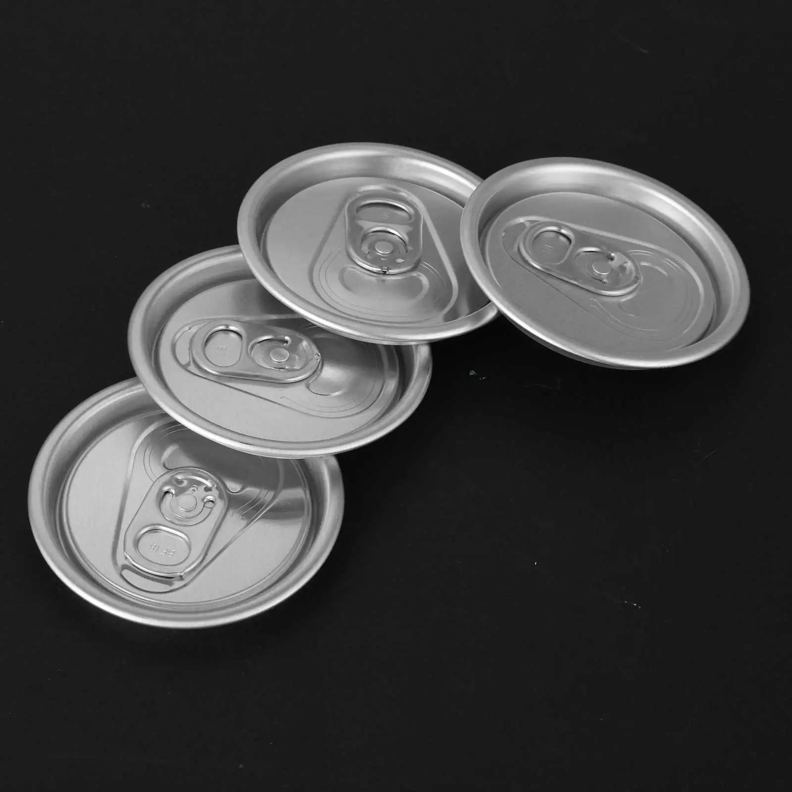 20 Aluminum Pull Ring Lid Beverage Soda Drink Can Lids Press In Self-seal Pulling Ring Protector Cover Lid Cap Easy Open Top Lid