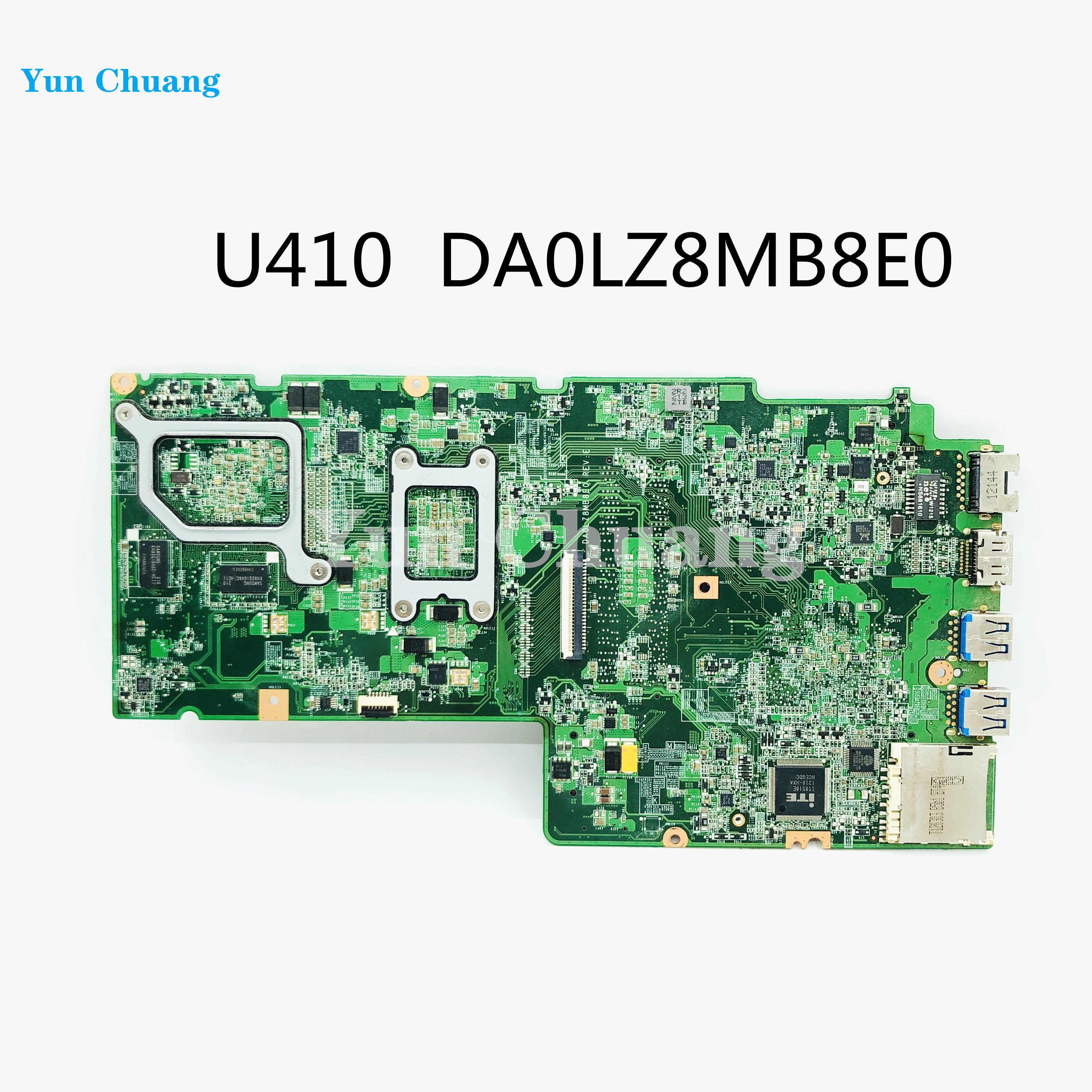 DA0LZ8MB8E0 REV:E For Lenovo Ideapad U410 Laptop Motherboard With i3-2367M CPU 610M 1G GPU DDR3 100% Fully Test mothrboard