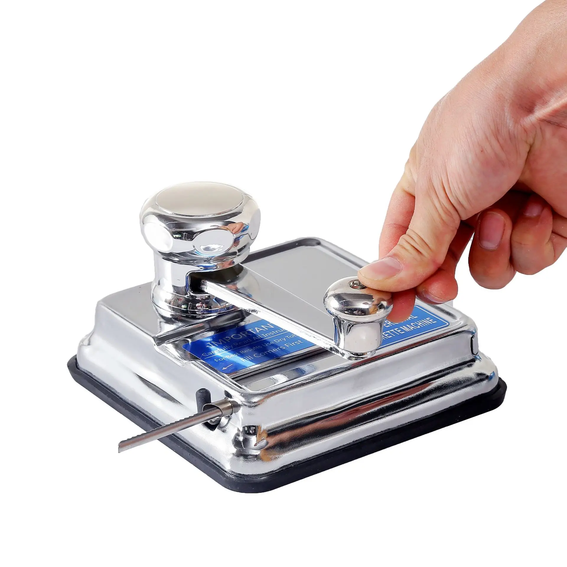 6.5/8mm Hand Metal Cigarette Rolling Machine Tobacco Cigarette Roller maker For smoking Paper Filling Machine Smoking DIY Tools