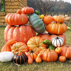 Simulation Pumpkin Model Table Display, Artificial Vegetable, DIY Craft, Birthday Party, Wedding Decoration
