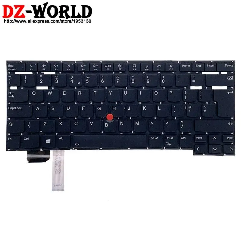 

UK English Backlit Keyboard for Lenovo Thinkpad T14S Gen2 P1 Gen4 X1 Extreme Gen4 Laptop SN21A22171 SN21A22097 SN21A22245