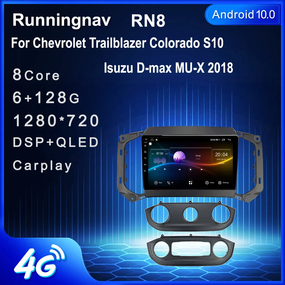 

Runningnav For Chevrolet Trailblazer Colorado S10 Isuzu D-max 2018 Android Car Radio Multimedia Video Player Navigation GPS