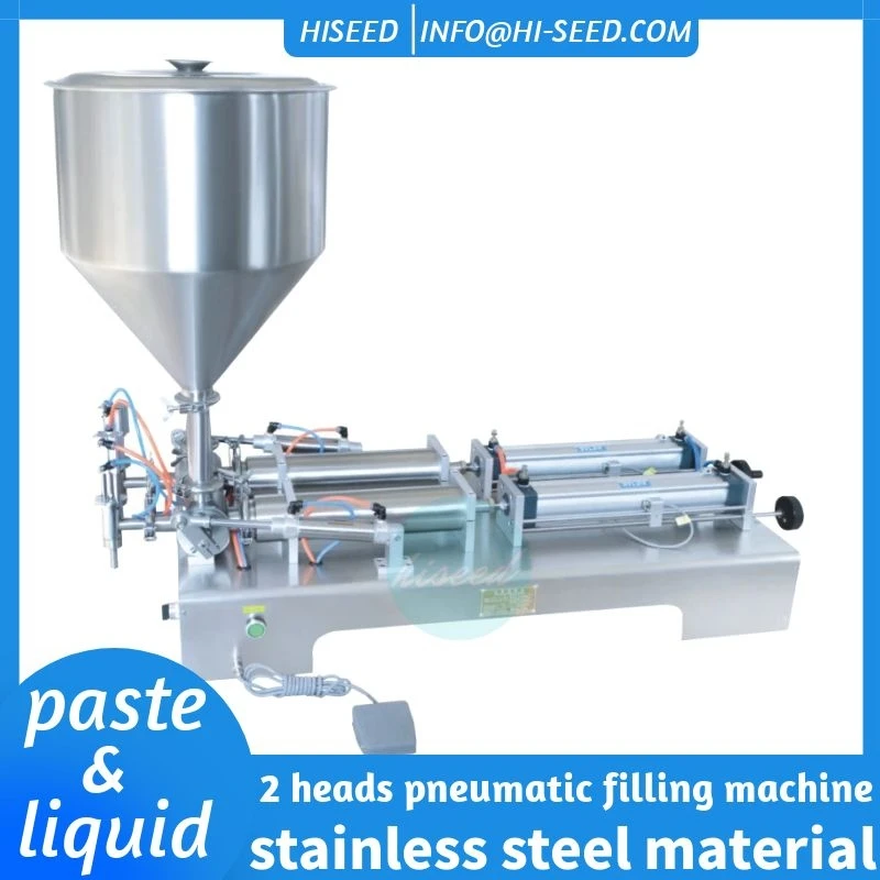 Semi-Automatic Single-Head Vertical Filling Machine Paste Liquid Laundry Detergent Honey Pneumatic Quantitative